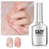 Picture of GAOY Jelly Nude Gel Nail Polish, 16ml Sheer Nude Pink Translucent Soak Off Gel Polish, UV Light Cure for Nail Art DIY, Color 1533