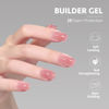 Picture of GAOY Builder Gel for Nails, 16ml Nail Strengthener in a Bottle, Nail Extension Hard Gel, Soak Off Long Lasting UV Gel, 1963 Berry Pink