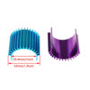 Picture of DGZZI 380 Motor Heat Sink 2PCS Aluminium Alloy Heatsink Cooling Fins for RC 370 380 385 390 395 Size Brushed Brushless Motor Purple and Blue