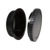 Picture of CamDesign Body Cap & Camera Rear Lens Cover Compatible with Canon EOS Canon RF-3 Canon EOS 1D 1DS Mark II III IV 7D Mark II D30 D60 50D 60D 60DA 5D Mark II Mark III 7D T7i XT XTi XSi T3 T3i T4 T4i