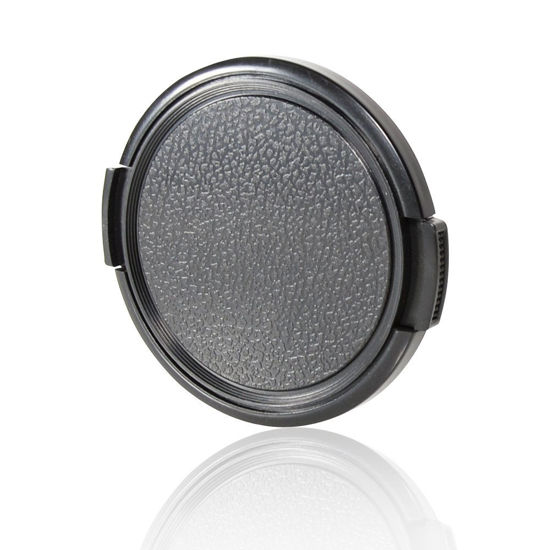 Picture of CamDesign 52MM Sides Pinch Snap-On Front Lens Cap/Cover for Canon, Nikon, Sony, Pentax All DSLR Lenses + CamDesign Wristband Lens Focus Ring