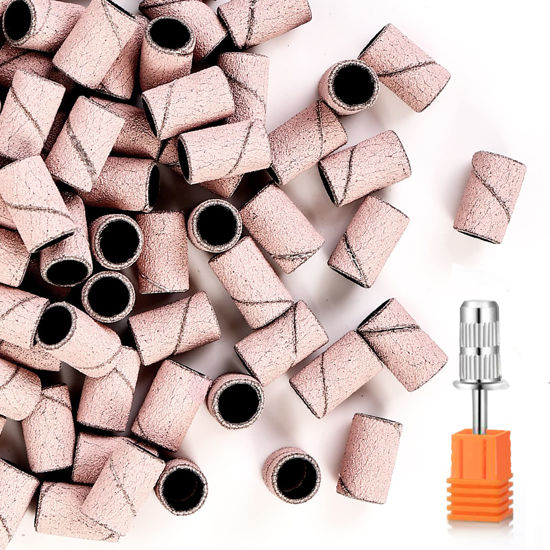 100pcs/pack Sanding Bands Electric Nail Drill Accessories-Brunson
