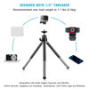 Picture of Mini Tripod for Webcam and Phone, Metal Extendable Webcam Stand with Phone Holder, Tripod for Webcam