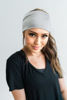 Picture of GILI 2 Pack Wide Headbands for Women Boho African Knotted Non Slip Fashion Hair Bands Yoga Running Sports Workout Gym Head Wraps Elastic Soft Cotton Cloth Turbans Bandana for Girls(Light Grey, Skin)