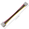 Picture of SJZBIN 4 Pin Y-Splitter IDE Extension Adapter 2PCS 20cm/7.9inch 4-Pin Molex Male to Dual Female D-Type Power Cables for Computer Hard Disk and Cooling Fan