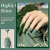 Picture of MAYCHAO 15ML Gel Nail Polish 1Pc Sage Green Soak Off UV LED Art Starter Manicure Salon DIY at Home, 0.5 OZ
