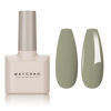 Picture of MAYCHAO 15ML Gel Nail Polish 1Pc Olive Green Gel Polish Soak Off UV LED Nail Polish Nail Art Starter Manicure Salon DIY at Home, 0.5 OZ
