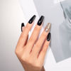 Picture of MAYCHAO 15ML Gel Nail Polish 1Pc Black Nail Polish Soak Off UV LED Nail Gel Polish Nail Art Starter Manicure Salon DIY at Home, 0.5 OZ