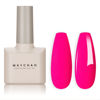 Picture of MAYCHAO 15ML Gel Nail Polish 1Pc Hot Pink Soak Off UV LED Art Starter Manicure Salon DIY at Home, 0.5 OZ