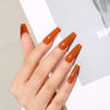 Picture of MAYCHAO 15ML Gel Nail Polish 1Pc Fall Pumpkin Gel Polish Soak Off UV LED Nail Polish Nail Art Starter Manicure Salon DIY at Home, 0.5 OZ