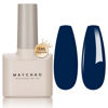 Picture of MAYCHAO 15ML Gel Nail Polish 1Pc Navy Blue Gel Polish Soak Off UV LED Nail Polish Nail Art Starter Manicure Salon DIY at Home, 0.5 OZ