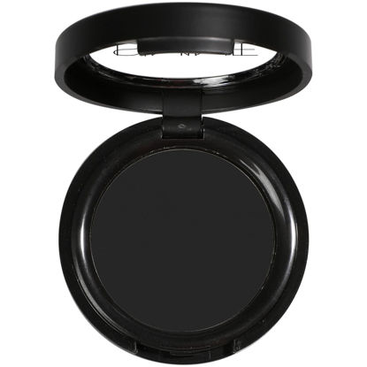 Picture of ISMINE Single Black Matte Eyeshadow Powder Palette High Pigment, Longwear, Intense Color Best Black Eyeshadow