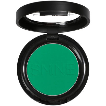 Picture of ISMINE Single Green Matte Eyeshadow, High Pigment, Longwear, Intense Color Best Single Green Eyeshadow Eye Makeup for Day & Night