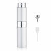 Picture of Lisapack 8ML Atomizer Perfume Spray Bottle for Travel, Empty Refillable Cologne Dispenser, Portable Sprayer (Silver)