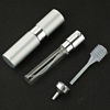 Picture of Lisapack 8ML Atomizer Perfume Spray Bottle for Travel, Empty Refillable Cologne Dispenser, Portable Sprayer (Silver)