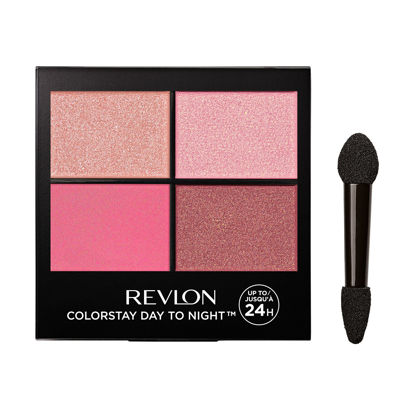 Picture of Revlon ColorStay Day to Night Eyeshadow Quad, Longwear Shadow Palette with Transitional Shades and Buttery Soft Feel, Crease & Smudge Proof, 565 Pretty, 0.16 oz