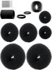 Picture of Hair Bun Maker，Hair Doughnut Shaper（ 2 Small,2 Medium,2 Large ）Hair Doughnut Sock Bun For Girl (Black)