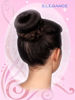Picture of Hair Bun Maker，Hair Doughnut Shaper（ 2 Small,2 Medium,2 Large ）Hair Doughnut Sock Bun For Girl (Black)