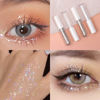 Picture of Erinde Liquid Glitter Eyeshadow Eyeliner, Korean Makeup, Tear Drop, Shimmer Metallic, Lightweight Waterproof Texture, Long Wearing, Loose Glitter Glue for Crystals Eye Glitter Makeup, Colorful Sequins