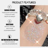 Picture of Erinde Liquid Glitter Eyeshadow Eyeliner, Korean Makeup, Tear Drop, Shimmer Metallic, Lightweight Waterproof Texture, Long Wearing, Loose Glitter Glue for Crystals Eye Glitter Makeup, Colorful Sequins