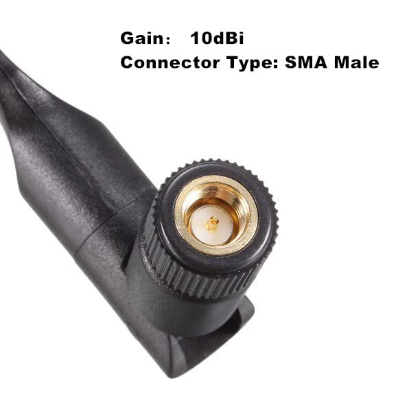 GetUSCart- 4G LTE Antenna 10dBi SMA Male （Inner pin Cellular Antenna ...