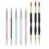 Picture of FULINJOY 5PCS Nail Dotting Pens with 3PCS Nail Painting Brushes, Dual End Nail Art Pen Brush Acrylic Painting Drawing Liner Nail Tools(Set of 8)