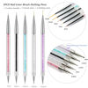 Picture of FULINJOY 5PCS Nail Dotting Pens with 3PCS Nail Painting Brushes, Dual End Nail Art Pen Brush Acrylic Painting Drawing Liner Nail Tools(Set of 8)