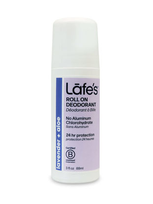 Picture of Lafe's Natural Deodorant | 3oz Roll-On Aluminum Free Natural Deodorant for Men & Women | Paraben Free & Baking Soda Free with 24-Hour Protection | Lavender & Aloe - Formerly Soothe | Packaging May Vary