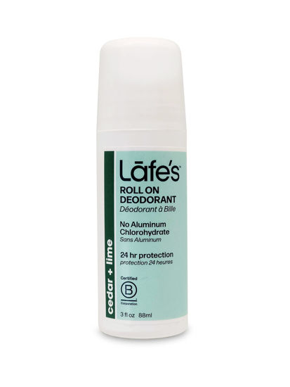 Picture of Lafe's Natural Deodorant | 3oz Roll-On Aluminum Free Natural Deodorant for Men & Women | Paraben Free & Baking Soda Free with 24-Hour Protection | Cedar & Lime - Formerly Fresh | Packaging May Vary