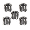 Picture of Foto&Tech Metal 1/4 inch to 3/8 inch Tripod Thread Adapter, Easy Mount Convert Screw Adapter for Tripod Monopod Ballhead, Reducer Bushing for Camera Video Equipment DSLR SLR Mic Boom Stand (5 Pieces)