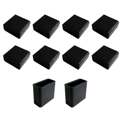 Picture of 10pcs USB Cap Port Cover Anti Dust Protector,Silicone USB Type A Male Anti Dust Cover Plug Protector Stopper Cap for USB Type A Male Ports (Black)