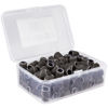 Picture of PANA 100 Pieces Nail Sanding Bands Professional Nail Manicure Great Fit for Nail Drill Bits for Acrylic Nails (100 Grit, Black)