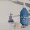 Picture of Compagnie de Provence Savon de Marseille Extra Pure Liquid Soap - Velvet Seaweed - 16.9 Fl Oz Glass Pump Bottle and 33.8 fl oz Plastic Bottle Refill