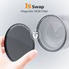 Picture of K&F Concept 72mm Magnetic Swap ND8 Lens Filter (3-Stop Fixed Neutral Density Filter) Quick Switch Waterproof Scratch Resistant Lens Filter with 28 Multi-Layer Coatings for Camera Lens