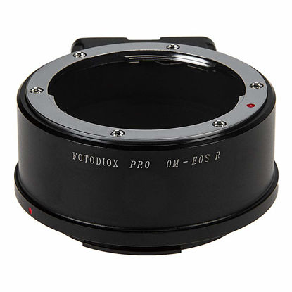 Picture of Fotodiox Pro Lens Mount Adapter Compatible with Olympus Zuiko (OM) 35mm SLR Lenses to Canon RF (EOS-R) Mount Mirrorless Camera Bodies