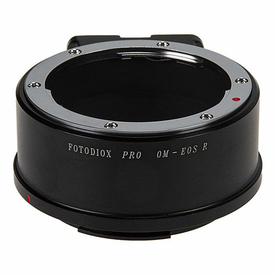 Picture of Fotodiox Pro Lens Mount Adapter Compatible with Olympus Zuiko (OM) 35mm SLR Lenses to Canon RF (EOS-R) Mount Mirrorless Camera Bodies