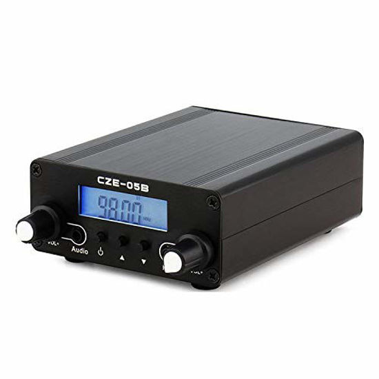 FM Transmitter,15W FM Radio Broadcast Transmitter For Church Range Fm Radio Transmitter Stereo Mini Radio Station With 35mm Mic Audio Jack For Drive In Moviechurch Parking Lotlights Fireworks