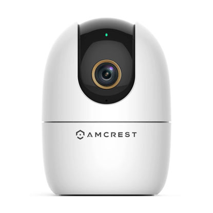 Picture of Amcrest 4MP WiFi Camera Indoor, Dog Camera, Sound & Baby Monitor, Human & Pet Detection, Motion-Tracking, w/ 2-Way Audio, Phone App, Pan/Tilt Wireless IP Camera, Night Vision, Smart Home ASH41-W