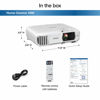 Picture of Epson Home Cinema 1080 3-chip 3LCD 1080p Projector, 3400 lumens Color & White Brightness, Streaming/Gaming/Home Theater, Built-in Speaker, Auto Picture Skew, 16,000:1 Contrast, Dual HDMI-White, Medium