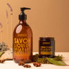 Picture of Compagnie de Provence Savon de Marseille Apothicare Liquid Soap, Anise Lavender, 16.9 Fl Oz Glass Pump Bottle and 33.8 fl oz Plastic Bottle Refill