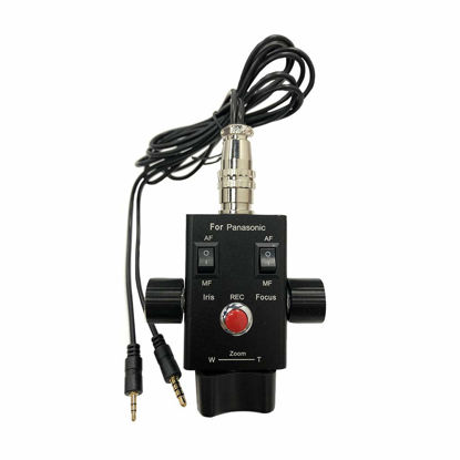 Picture of Supfoto Camcorder Zoom Controller Remote Control Zoom, Focus, and Iris Control for Panasonic HC-X1 AG-UX90 HC-PV100 AG-AC30 AG-UX180 HC-X1000 AG-AC90 AU-EVA1 DVX200 Video Camera Camcorder