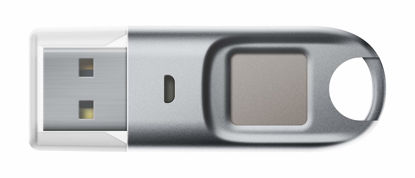 Picture of FEITIAN BioPass K27 USB Security Key - Two Factor Authenticator - USB-A with FIDO U2F + FIDO2 - Biometric Fingerprinting - Help Prevent Account Takeovers with Multi-Factor Authentication