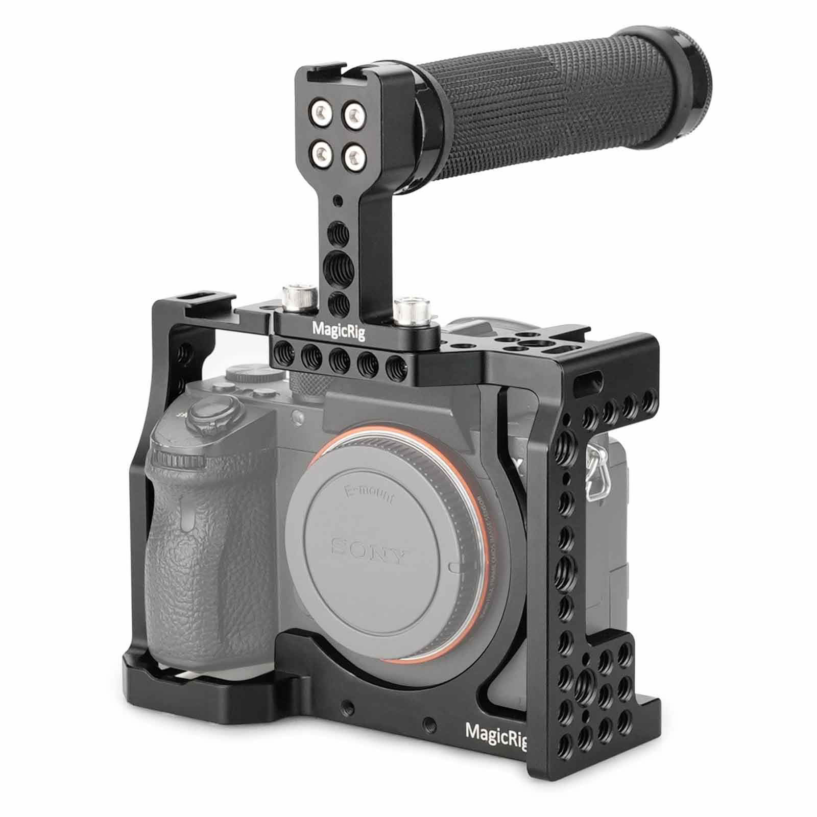 GetUSCart- MAGICRIG Camera Cage with Top Handle Grip for Sony A7RIII ...