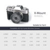 Picture of AstrHori 27mm F2.8 II Large Aperture APS-C Manual Inner Focus Prime Lens with Filter Slot Compatible with Fuji Fujifilm X-Mount Mirrorless Camera X-PRO1,X-E1,X-E2,X-E3,X-H1,X-T1,X-T10,X-T2(Grey)