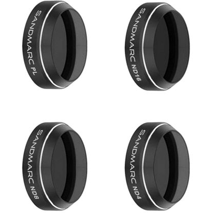 Picture of SANDMARC Aerial Filters for DJI Mavic Pro & Platinum - ND4, ND8, ND16 and Polarizer Filter Set