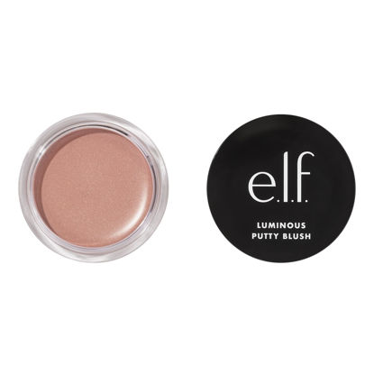 Picture of e.l.f. Luminous Putty Blush, Putty-to-Powder, Buildable Blush With A Subtle Shimmer Finish, Highly Pigmented & Creamy, Vegan & Cruelty-Free, Maui