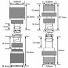 Picture of onelinkmore BNC to UHF 4 Type RF Connector Kit Coaxial BNC Male Female to UHF Male Female RF BNC UHF Radios Adapter Kit for Antennas Wireless LAN Devices Wi-Fi Radios External Antenna…