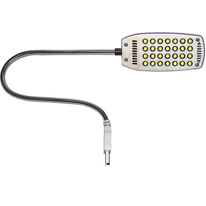 Picture of i2 Gear USB Reading Lamp with 28 Bright LED Lights for Laptop, Keyboard, Computer (Black)