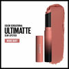 Picture of Maybelline New York Color Sensational Ultimatte Matte Lipstick, Non-Drying, Intense Color Pigment, More Buff, Pink Beige, 1 Count