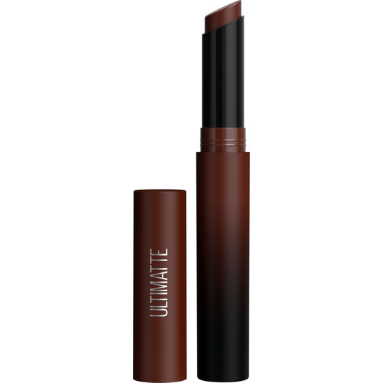 Picture of MAYBELLINE New York Color Sensational Ultimatte Matte Lipstick, Non-Drying, Intense Color Pigment, More Coffee, Coffee Bean Brown, 1 Count